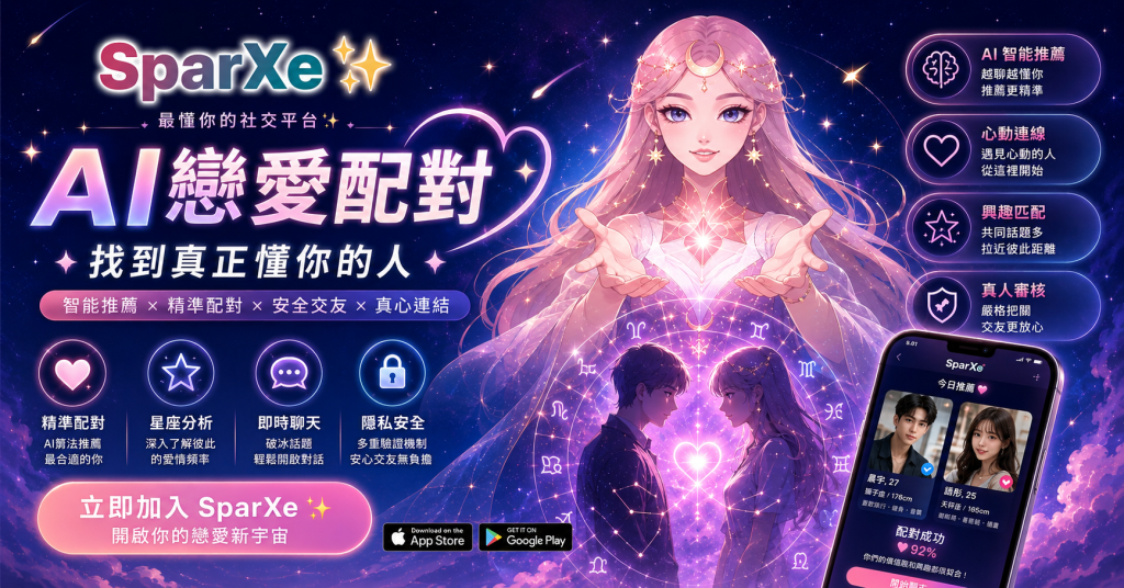 AI戀愛配對,搭配最懂你的女神,讓你找到真正懂你的人